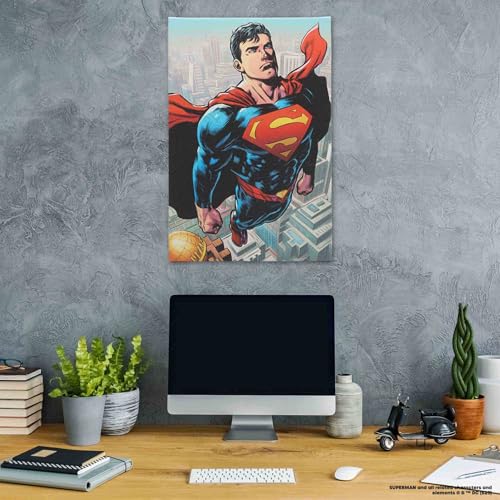 Toile Superman déco murale chambre enfant - 5