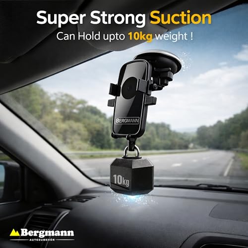 Image of Bergmann Auto Grip Automatic Mobile Holder (XL, Black)