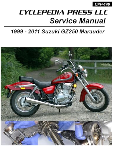 1999-2011 Suzuki GZ250 Marauder Cyclepedia Printed Motorcycle Service Manual