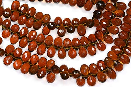 Quartz bière en gouttes briolette 10-11mm LKBEADS pour éliminer les pierres ternes