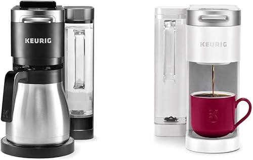 Keurig K-Duo Plus - Cafetera de una sola porción y jarra y cafetera K-Supreme de una sola porción K-Cup en cápsulas, tecnología MultiStream, color