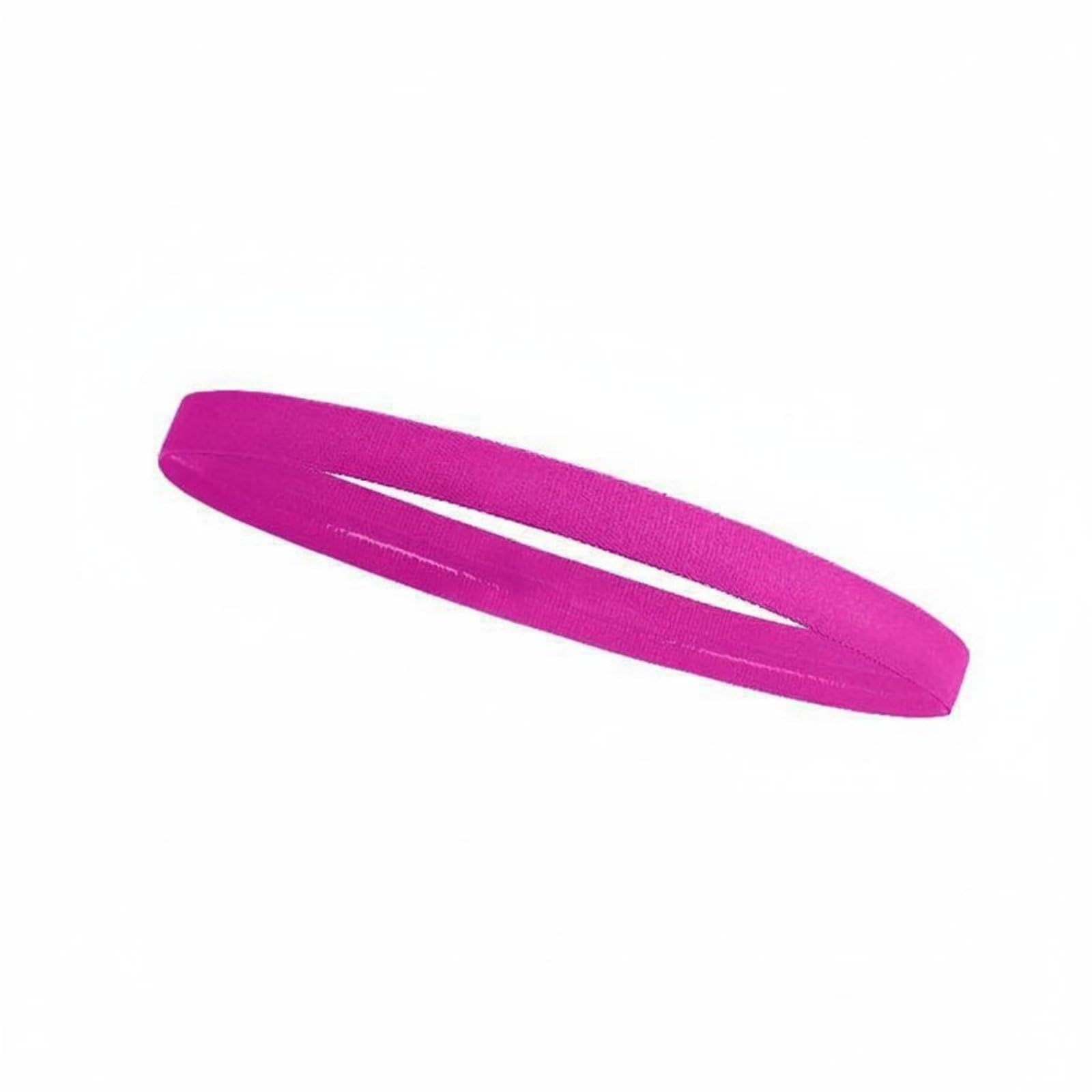MYADDICTION Sweat Absorbing Sweatband Headband Stretchy Non Slip Sports Headband Moisture-Wicking Elastic Sweatband Breathable for Women, Running, Basketball, Stretching, Gym, Rose Red-image-46