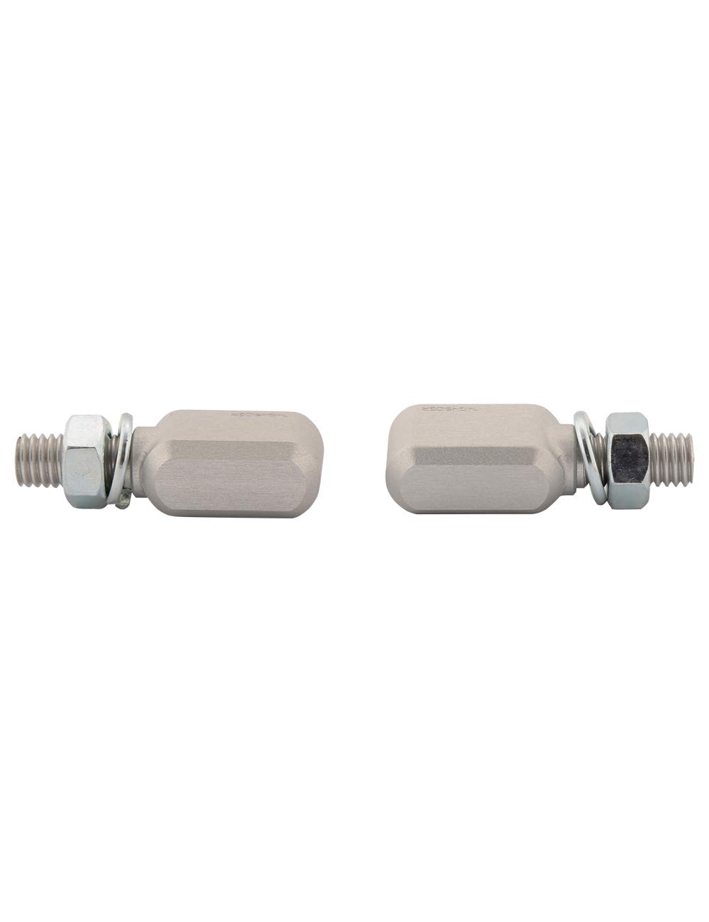 HIGHSIDER Intermitentes LED para motocicleta Little Bronx, certificado E, (2 unidades) (plateado)