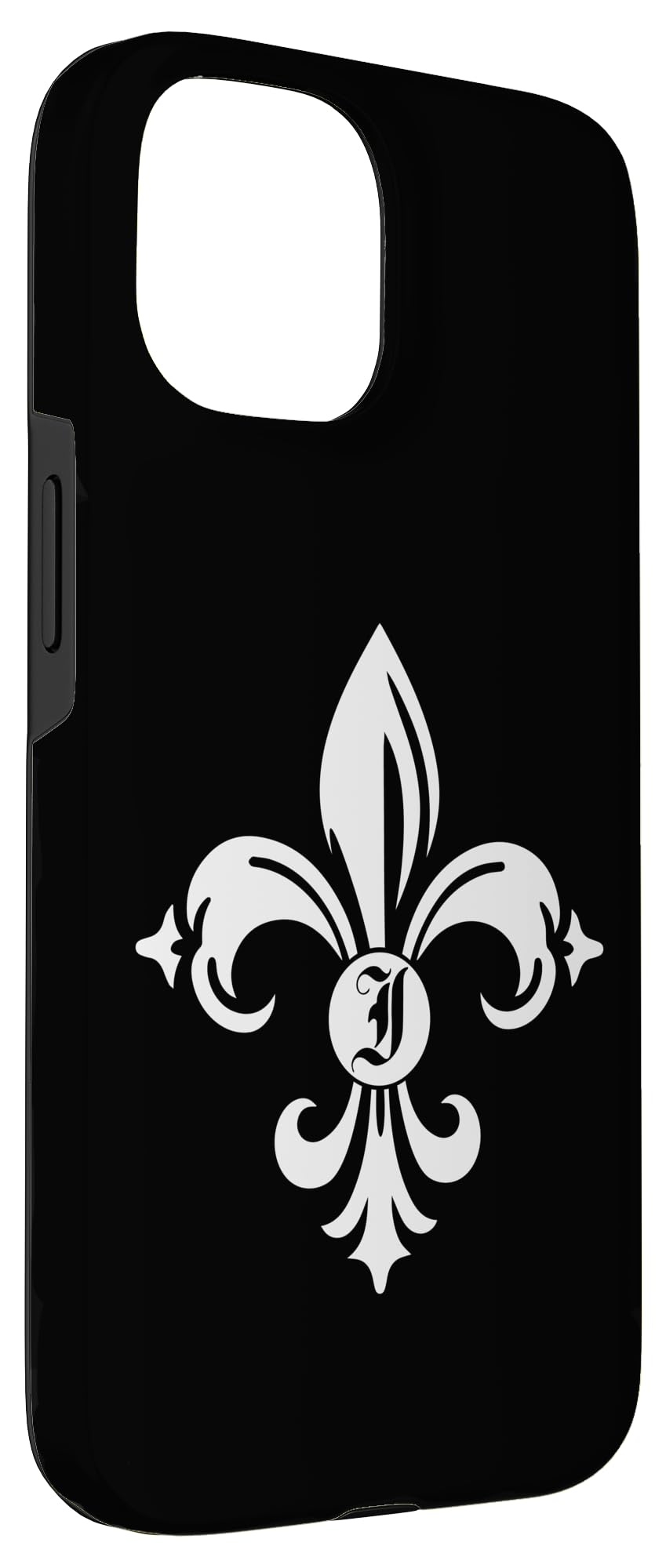 iPhone 15 Monogram Letter I & Fleur-de-Lis Case - Image 3