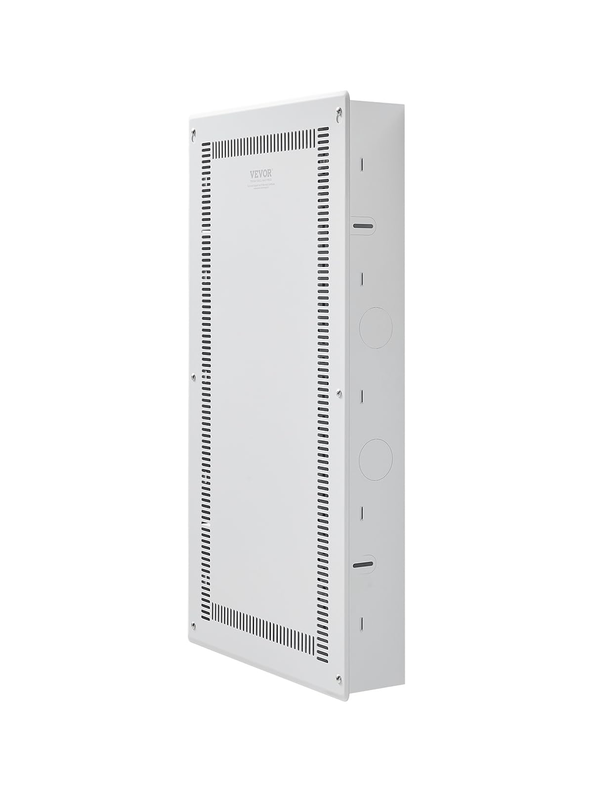 VEVOR Boîtier multimédia structuré, 71,1 cm, boîte multimédia encastrée avec couvercle, kit de gestion de câbles à montage mural, armoire multimédia à câblage structuré, acier laminé à froid, pour TV