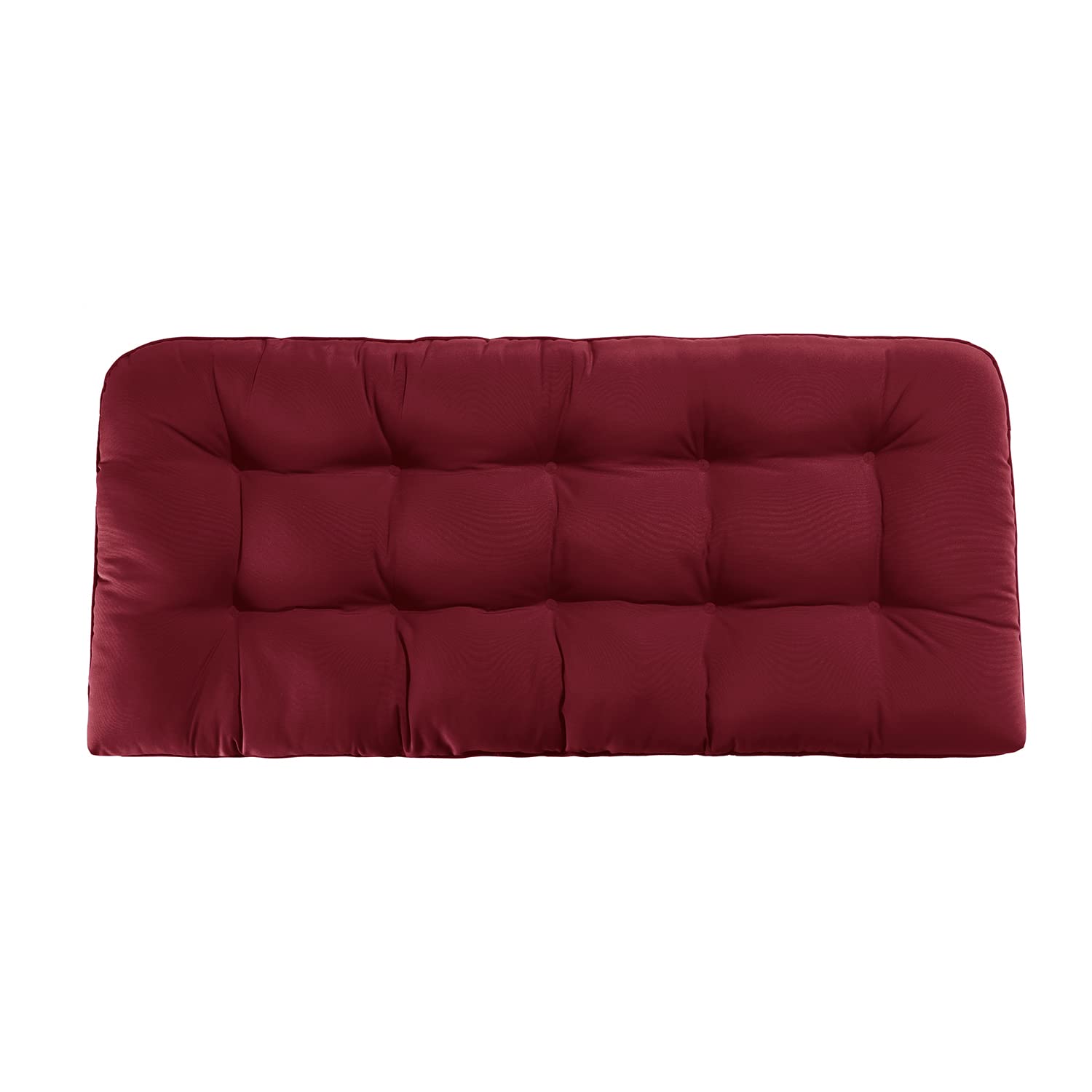 LOVTEX Tufted Bench Cushions for Outdoor Furniture Waterproof, 44 x 19