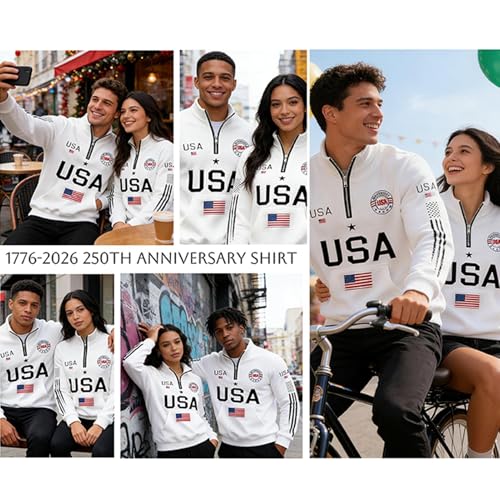 Sweat-shirt gaufré américain à manches longues et pull col montant pour homme de style usa