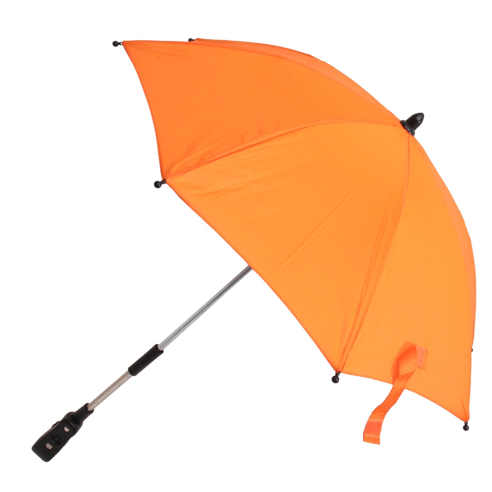 PartyKindom Adjustable Umbrella Holder for Stroller Pram Wheelchair UV Protection Parasol with Clamp for Hands Use Durable Design for Outdoor Activities