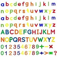135 PCS Magnetic Letters and Numbers for Children Set, Fridge Magnets for Kids, Color Magnetic Alphabet Letters, Apply to Preschool Spelling Learning Game Toys to Toddlers