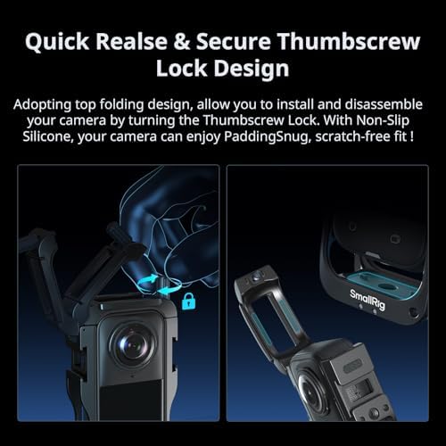 Cage for Insta360 X5 Accessories, Aluminum Alloy