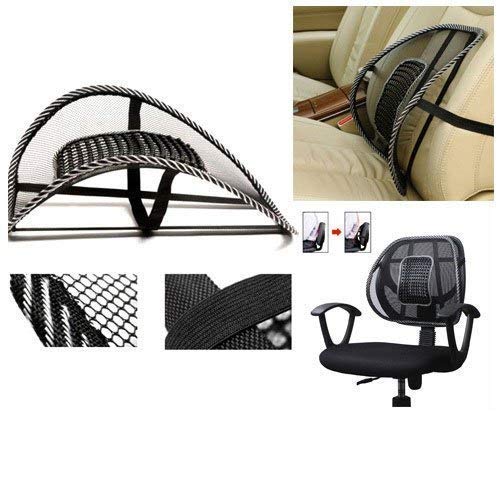 KR Enterprise Back Seat Chair Massage Car Back Lumbar Support Mesh ventilated Cushion Pad (5 Pice) KR Enterprise Back Seat Chair Massage Car Back Lumbar Support Mesh ventilated Cushion Pad (5 Pice)