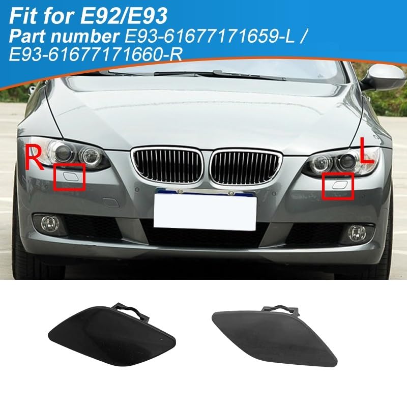 Nettoyage phare BMW E92 E93 solution buse de lavage droite obstruée ou cassée