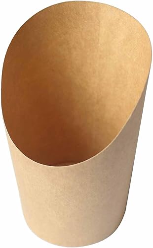 Miniatura 7 de Efavormart - Paquete de 50 unidades  Caja de palomitas de maíz de papel natural Kraft de 14 onzas, taza desechable con cono de aperitivo