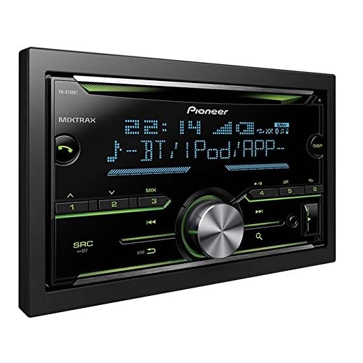 Pioneer FH-X730BT Sintonizador, Negro, Única
