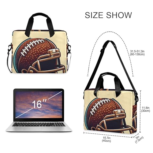 Funda portatil ALAZA Football Rugby 13-15.6 pulgadas miniatura 4