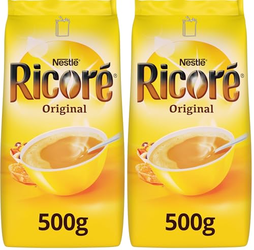 NESTLÉ RICORÉ Original - Substitut de Café - Café Chicorée Soluble - Sachet de 500g (Lot de 2)