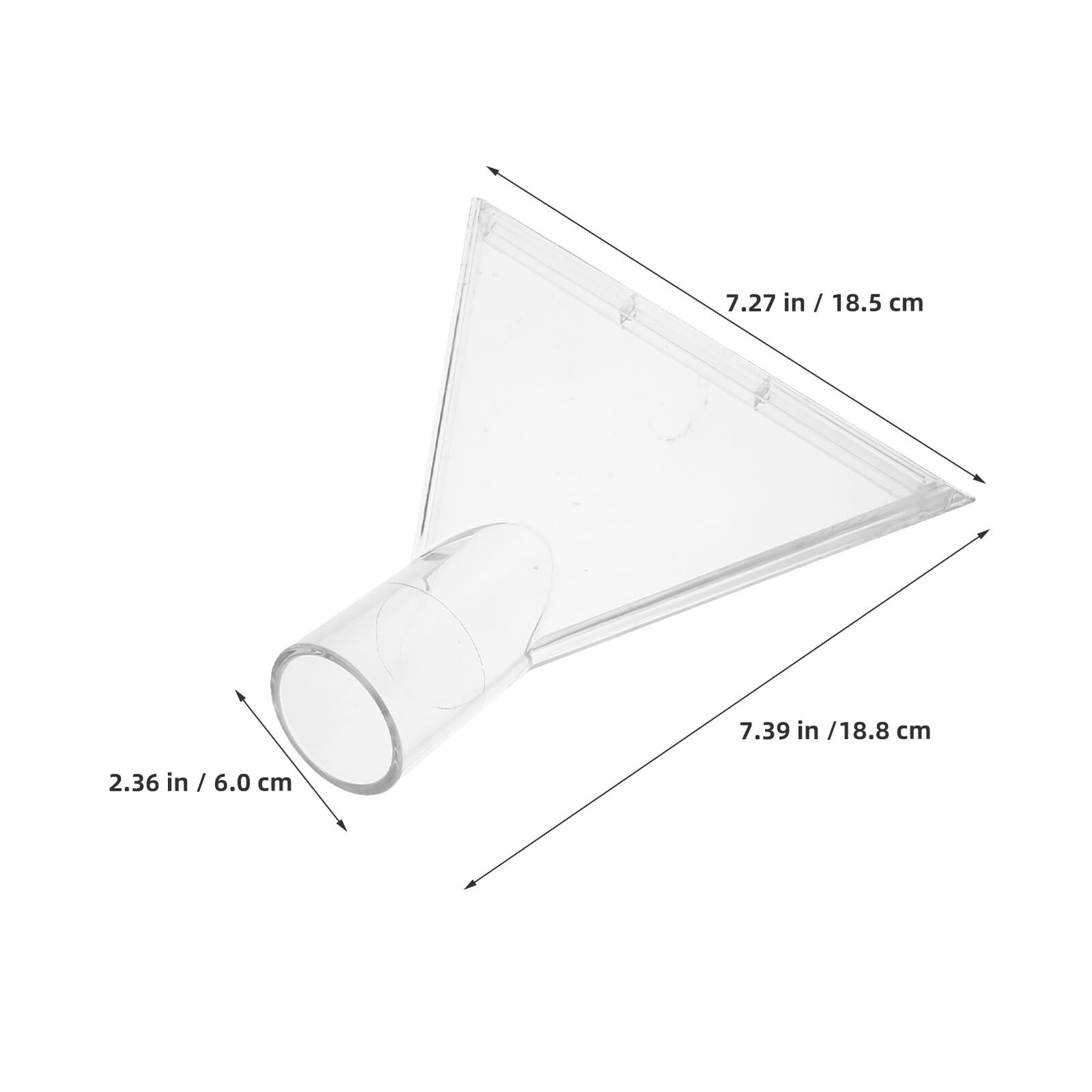 2 Unidades Boquillas Transparentes para Aspiradora Accesorios de Repuesto para Extractor de Agua Cabezal de Succión para Limpieza de Tapicerías y Alfombras Fácil Instalación Ruido