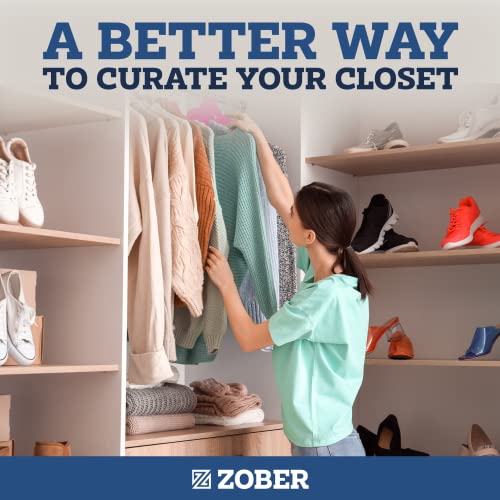 Zober Velvet Hangers 100 Pack - Pink Hangers For Coats, Pants & Dress Clothes - Non Slip Clothes Hanger Set W/ 360 Degree Swivel, Holds Up To 10 Lbs - Strong Felt Hangers For Clothing #TOP7