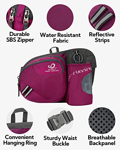 image for WATERFLY Fanny Pack Waist Bag: Waist Pack for Women Men with Water Bot