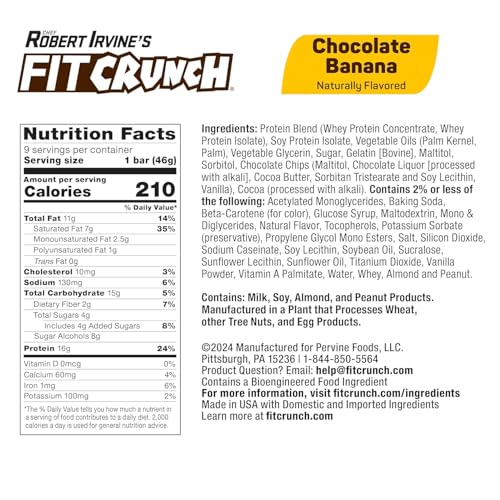 FITCRUNCH Barras de Proteína Snack Size, 18 unidades miniatura 4