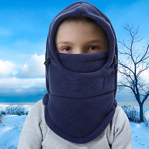 Capa de rosto para clima frio infantil | Capa de cabeça de esqui para crianças,Balaclava infantil à
