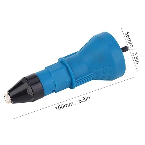 Miniatura 5 de Pistola de remache para taladro inalámbrico, remachadora eléctrica, pistola de tuerca remachadora eléctrica, adaptador de adaptador de pistola de