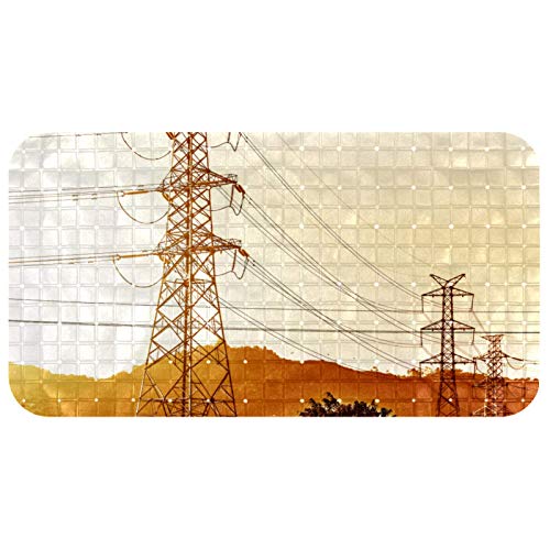 Tapis de bain pour bébé sécurisé 37,3 x 68,3 cm anti-peur de l'eau