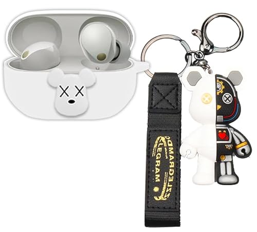 KOMININA �\�j�[ WF-1000XM5 �p�P�[�X ���� �V���R�[���� WF-1000XM5 �J�o�[ �ϏՌ� �h�� �L�Y�h�~ �[�d�֗� �C���z���P�[�X �L�[�`�F�[���t�� WF-1000XM5 �Ή� �P�[�X (XM5-9)