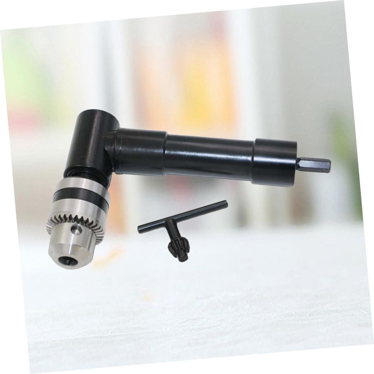 HOMSFOU 90degree Drill Bit Socket Holder Adaptor Right Angle Drill Extension for Cordless Power Tools