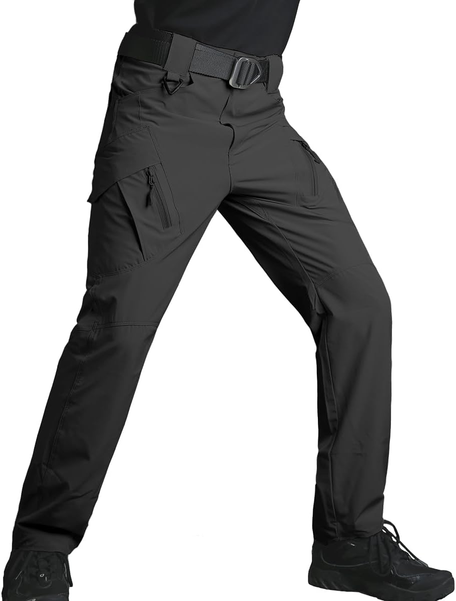 ReFire GearMen's Quick Dry Tactical Pants Summer Lightweight Outdoor Hiking Cargo Trousers