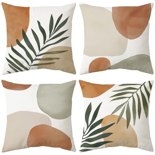 ARNTY Fundas de Cojín 45x45 cm, Juego de 4 Cundas para Cojines De...