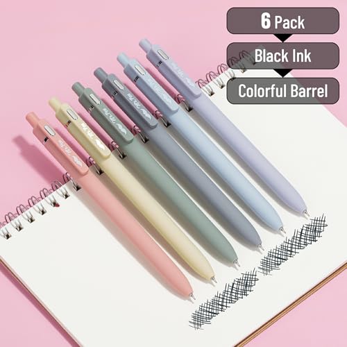 Bolígrafos Gel Retráctiles Mr. Pen, Pack 6, Punta Fina 0.5mm miniatura 2