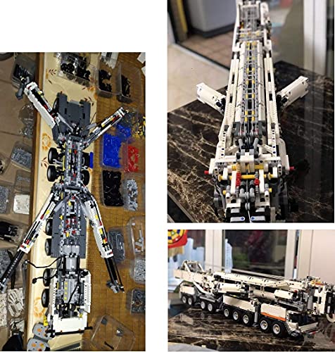 YPZ Technic Liebherr LTM 11200 Kran, 7692 Teile Blöcke Groß Custom MOC Set, Bausteine Set Kompatibel mit Lego Technic – Bild 6