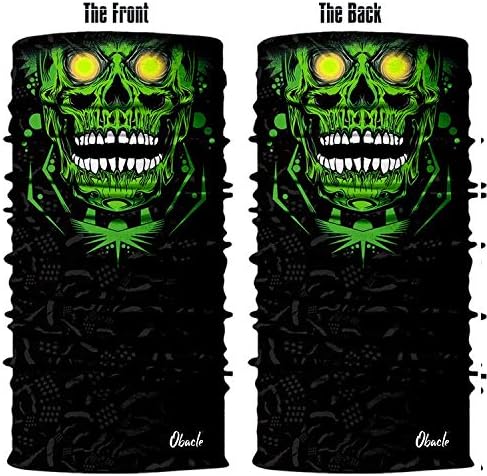 Miniatura 3 de Obacle Máscara facial de calavera para polvo, viento, protección solar, hombres y mujeres, motociclismo