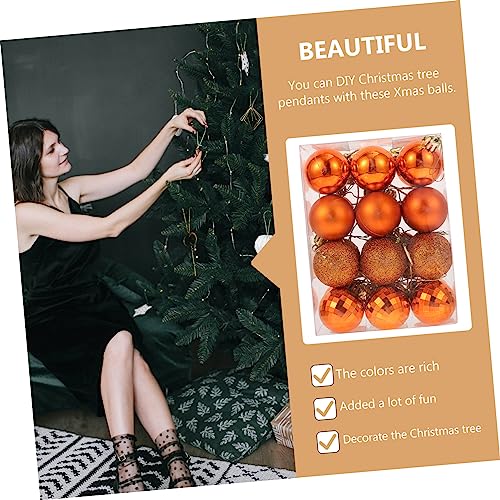 Boule de Noël Suspendue Décorative Incassable pour Sapin, Déco Sans Risque, 48 Pcs - 6