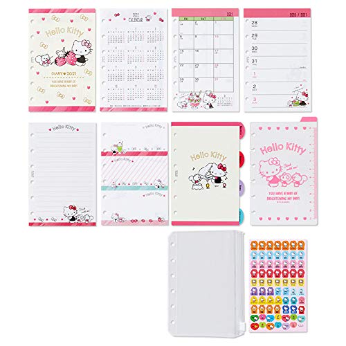 ハローキティ システム手帳用リフィルセット 2021