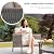 Grand patio 5-Piece Outdoor Furniture Set, Outdoor Sofa Set with 2 Round Side Tables, Modern Metal Outdoor Couch with 6-inch Thick Waterproof Cushions for Patio Porch Deck Backyard