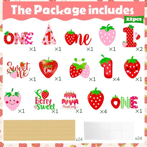 Centres de table fruits lot de 22 pour célébrer l'arrivée de bébé - 4