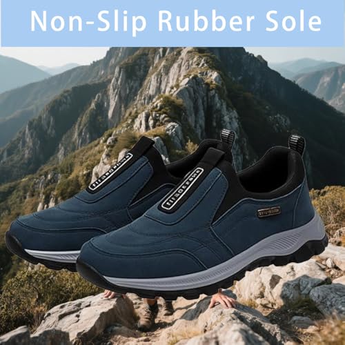 Ideacloth Shoes for Men, Enjerr Mens Shoes, Ideacloth Orthopedic Shoe for Men, Men's Comfortable Waterproof Breathable Orthopedic Walking Shoe, Arch Support Breathable Light Non-Slip4