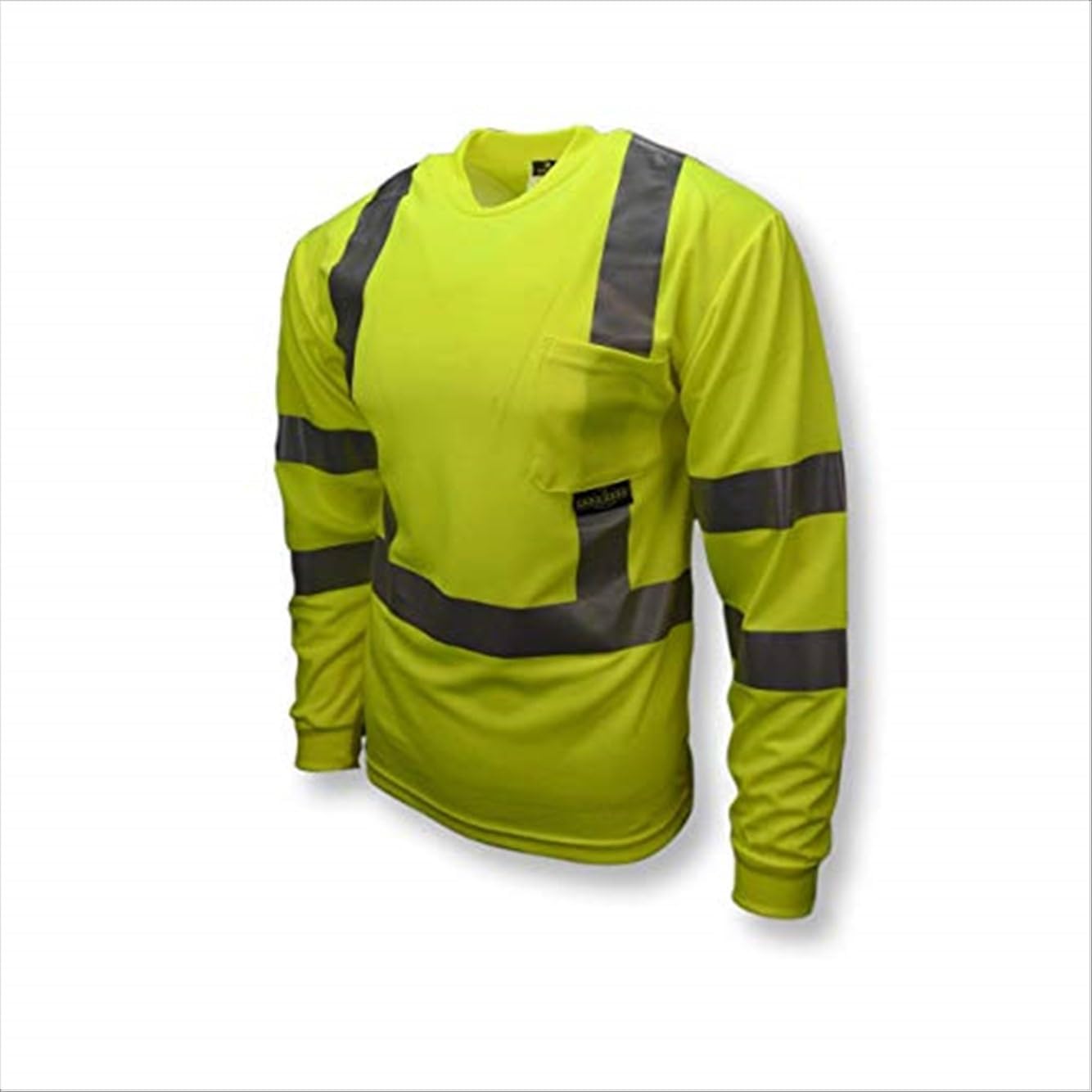 Radians ST21-3PGS-3X Class 3 Max-Dri Moisture Wicking Mesh Long Sleeve Safety T-Shirt, 3X-Large, Green