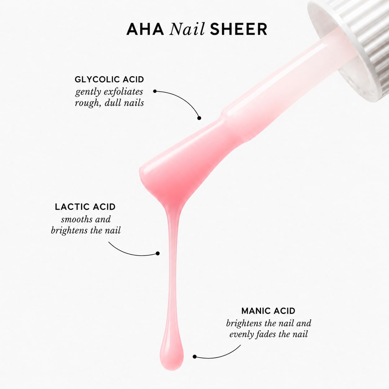 LIPPMANN AHA Nail Sheer Blush