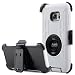 Galaxy S6 Edge Plus Case, ULAK 2 in 1 Hybrid Case Shock Resistant Design w/Rotating Belt Clip Holster Kickstand for Samsung Galaxy S6 Edge Plus (5.7" inch) 2015 Release White/Black