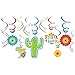 Amscan Fiesta Value Pack Foil Swirls Hanging Decorations