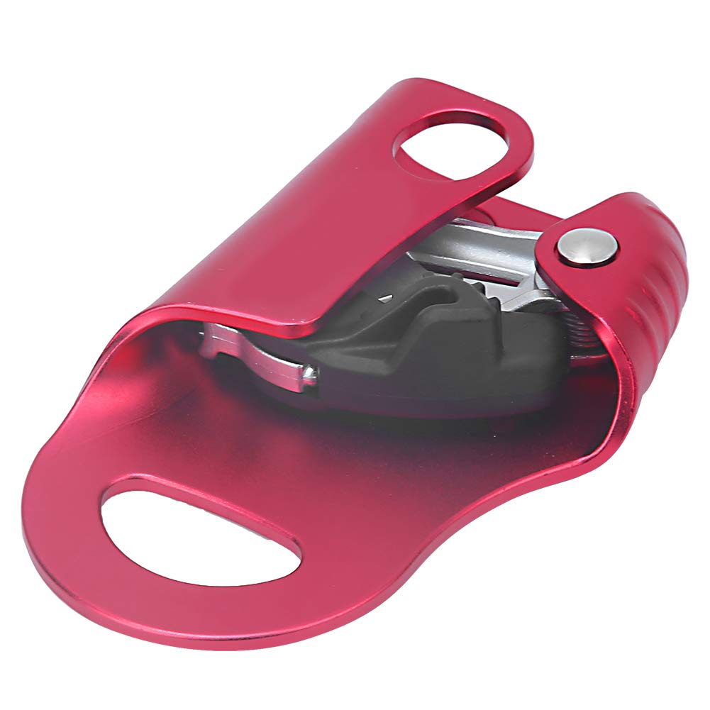 NYSUZHOUJI 7075 Aluminum Non Slip Rock Climbing Ascender Riser Rope Clamp Grasp Device for Outdoor Climbing