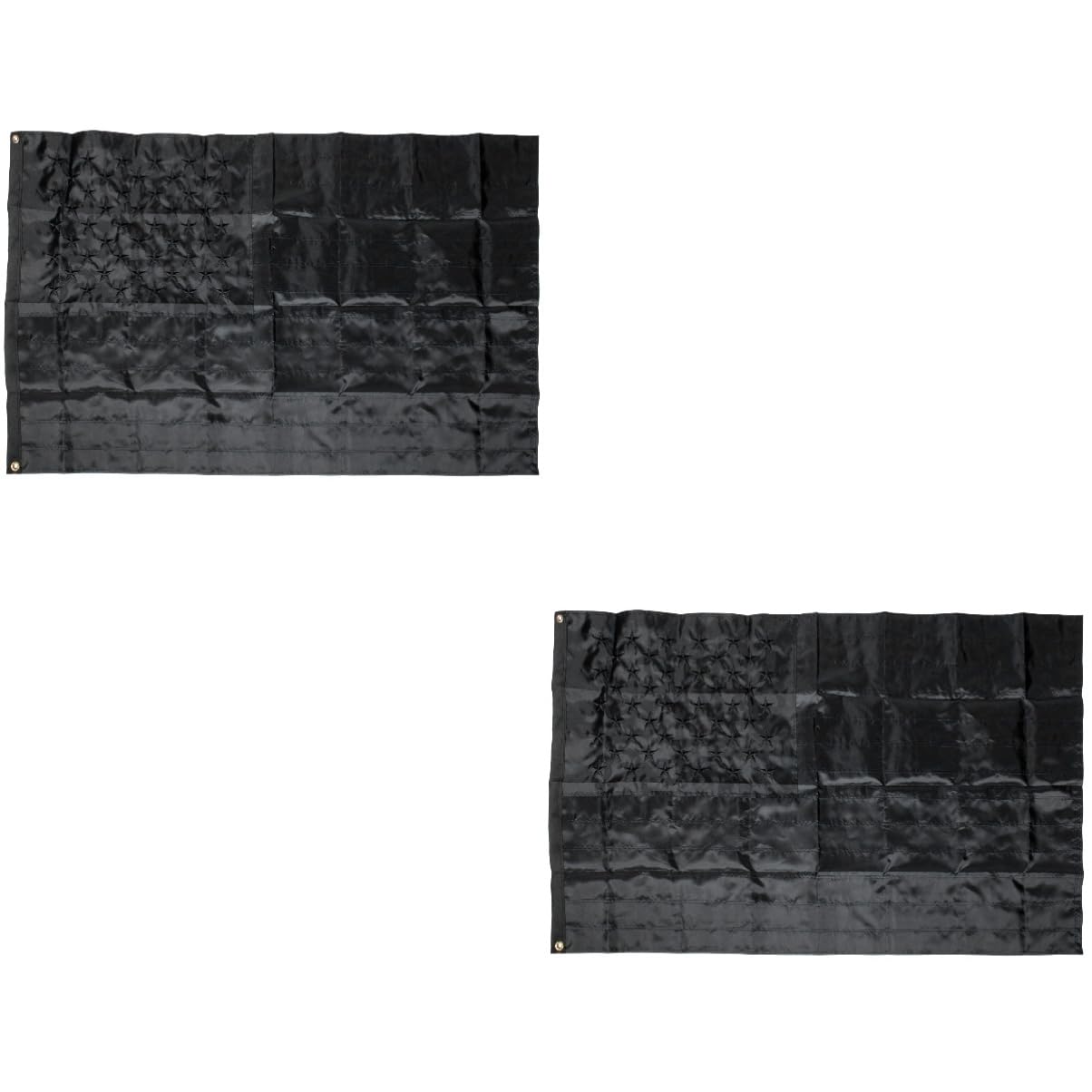 Ornement suspendu Jour de l'Indépendance POPETPOP en tissu polyester noir, lot de 2