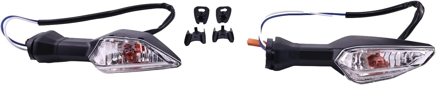 IEQFUE 12V Rear Blinker Turn Signal Set 23037-0537 23037-0538 Compatible with Kawasaki Ninja 400 Ninja ZX6R Z400 Z900RS 2018-2023