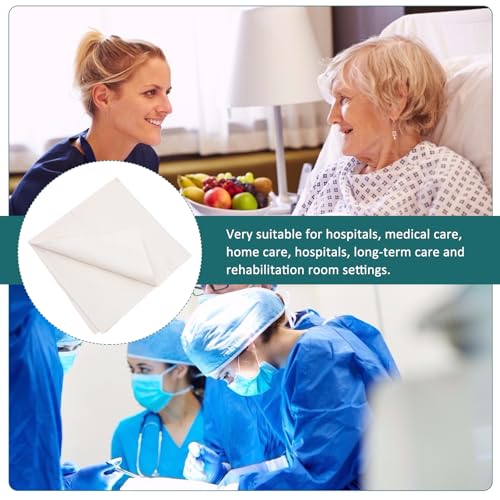 iplusmile Medizinisches Baumwolltuch 64 x 60 cm – Sterilisationsfähiges, hautfreundliches OP-Handtuch für chirurgische Eingriffe und häusliche Pflege – für Krankenhäuser, Kliniken, Privathaushalte