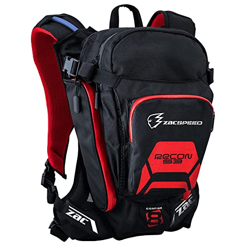 Zac Speed - RECON S-3 Backpack (includes 3L hydration system, Pack shield, Standard Shoulder harness, 13.5L)