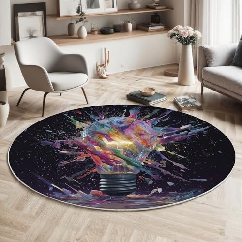 Tapis deep purple 60 cm moquette esthétique abstraite