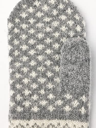 Hestra Unisex Nordic Jr Mitt (Youth 4-13yrs), Wool Kids Mittens for Cold Winter Weather & Everyday Wear for Boys & Girls4